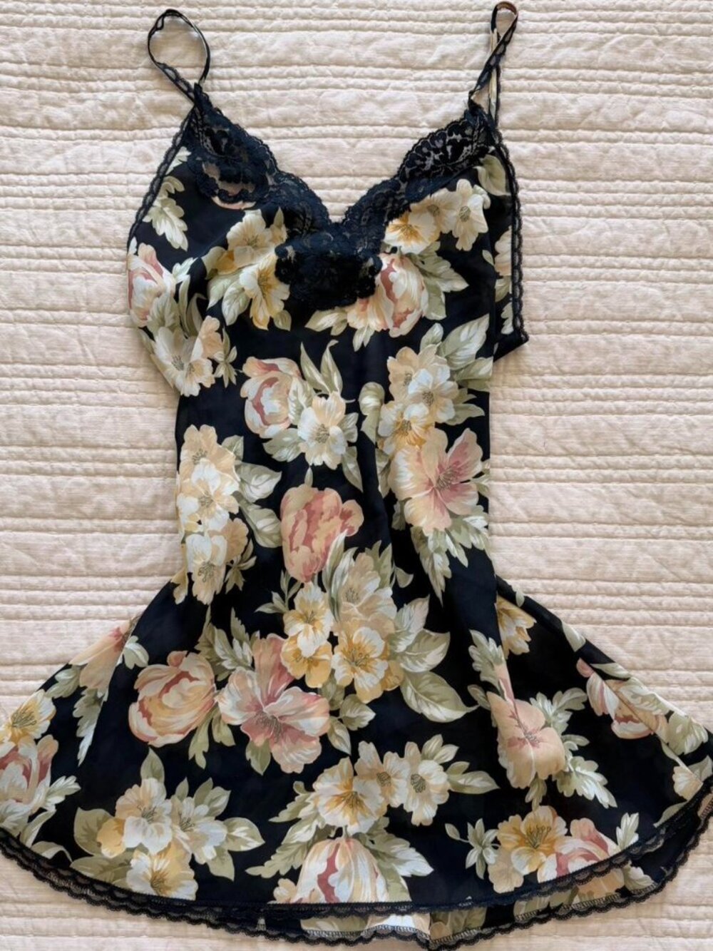 Vintage Lingerie Nightie Dress